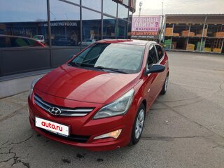 2014 Hyundai Solaris I Рестайлинг, красный, 860000 рублей, вид 4