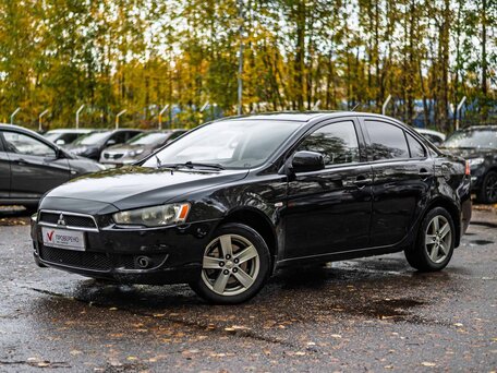 2008 Mitsubishi Lancer X, чёрный, 480000 рублей, вид 1