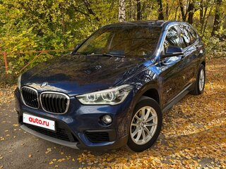 2017 BMW X1 18i sDrive II (F48), синий, 2430000 рублей, вид 2