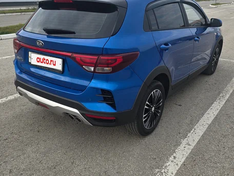 2021 Kia Rio X IV Рестайлинг, синий, 1850000 рублей, вид 5