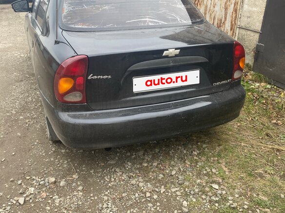 2007 Chevrolet Lanos I, чёрный, 77000 рублей - вид 3