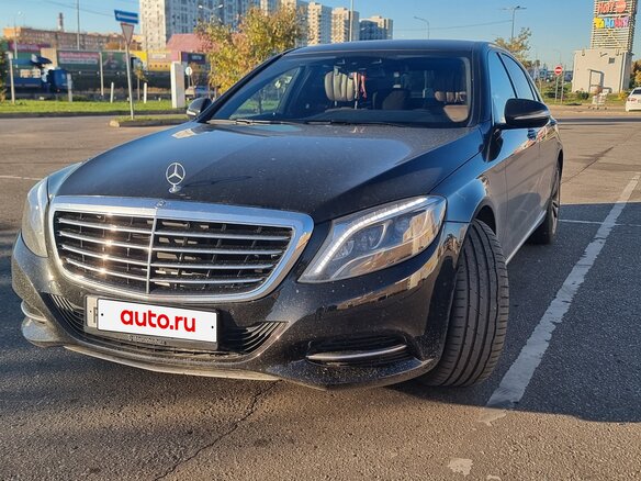 2014 Mercedes-Benz S-Класс 350 CDI BlueTEC Long 7G-TRONIC VI (W222, C217), чёрный, 2850000 рублей - вид 1