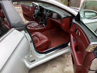 2005 Mercedes-Benz CLS 350 I (C219), серебристый, 1380000 рублей, вид 2