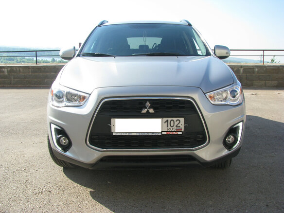 2014 Mitsubishi ASX I Рестайлинг, серебристый