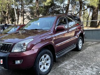 2008 Toyota Land Cruiser Prado 4-speed 120 Series Рестайлинг, красный, 3600000 рублей, вид 2