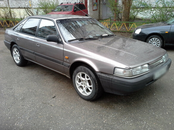 1991 Mazda 626 III (GD), фиолетовый - вид 8