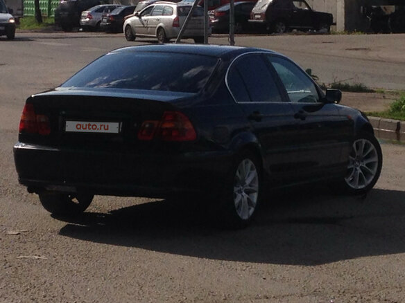 2004 BMW 3 серии 320i IV (E46) Рестайлинг, чёрный - вид 3