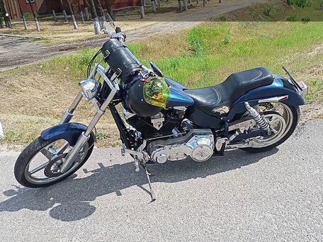 2001 American IronHorse Tejas, синий, 1225000 рублей, вид 1