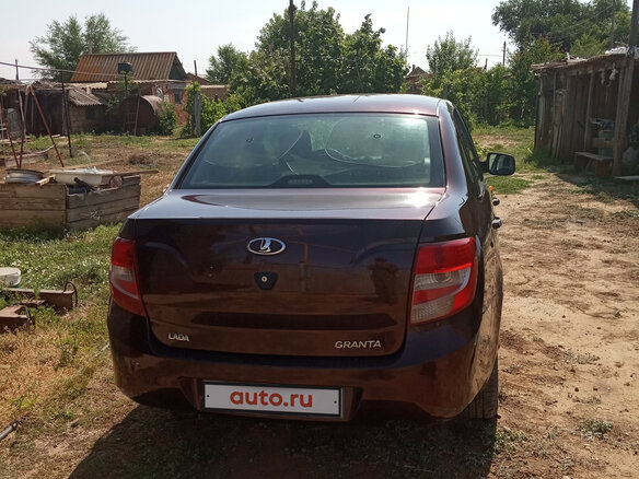 2012 Lada (ВАЗ) Granta I, пурпурный - вид 2