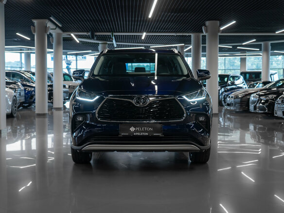 2026 Toyota Highlander IV (XU70), синий - вид 2
