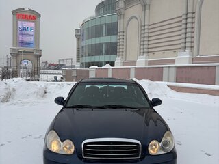 2006 Hyundai Sonata ТагАЗ IV (EF) Рестайлинг, синий, 670000 рублей, вид 2