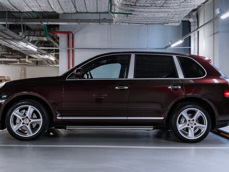 2007 Porsche Cayenne S I Рестайлинг (957), красный, 1800000 рублей, вид 5