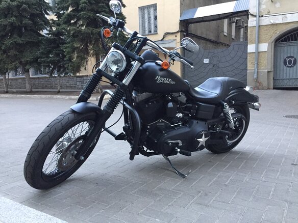 2012 Harley-Davidson Street Bob, чёрный - вид 5