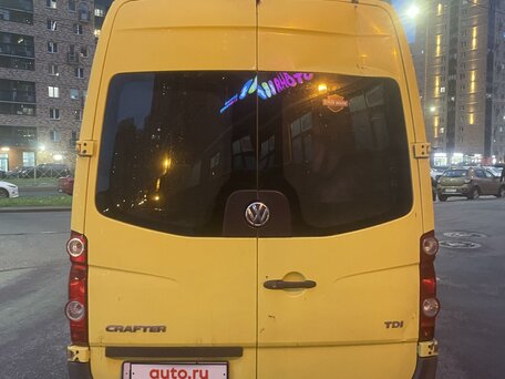 2012 Volkswagen Crafter, жёлтый, 1125000 рублей, вид 4