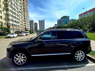 2008 Volkswagen Touareg I Рестайлинг, чёрный, 1200000 рублей, вид 5