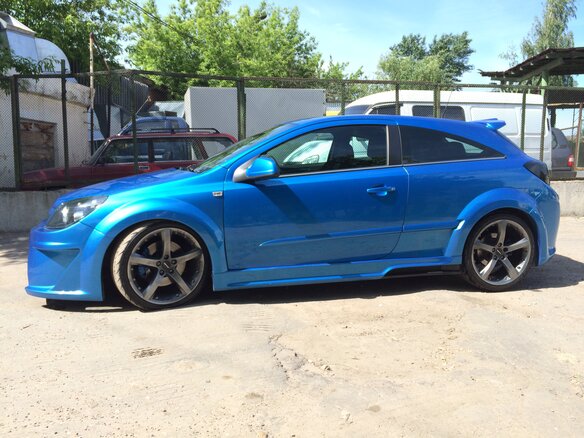 2010 Opel Astra OPC H, голубой - вид 3