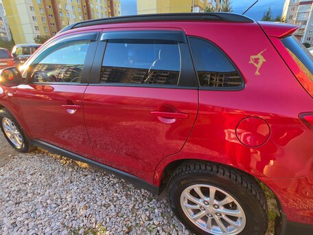 2011 Mitsubishi ASX I, красный, 820000 рублей, вид 4
