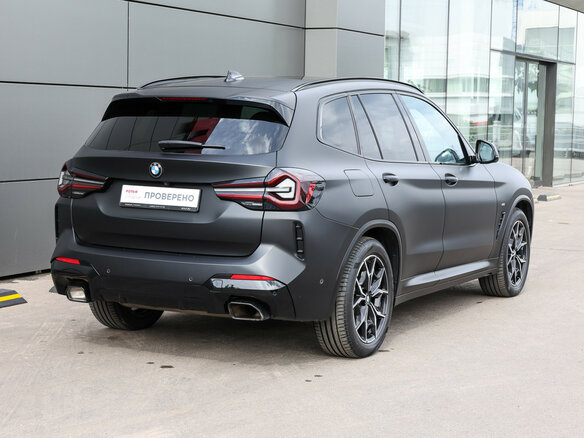 2021 BMW X3 30i xDrive III (G01) Рестайлинг, чёрный - вид 5