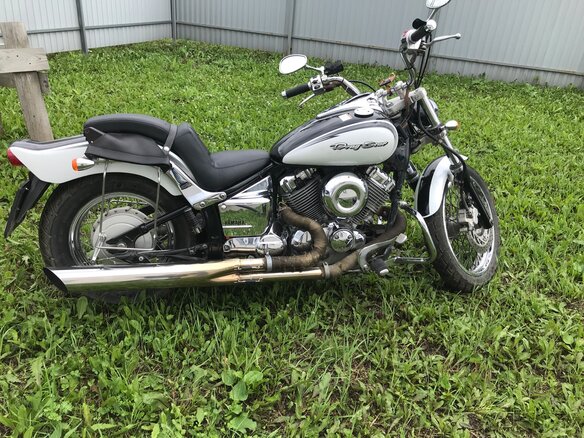 2007 Yamaha XVS400 Drag Star, чёрный, 360000 рублей