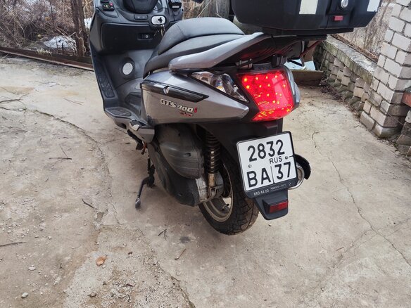 2011 Sym GTS 300, серый, 179000 рублей - вид 5