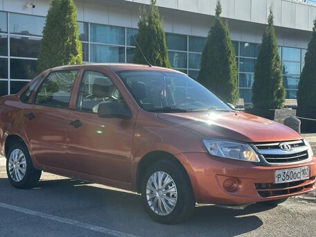2014 Lada (ВАЗ) Granta I, оранжевый, 325000 рублей, вид 1