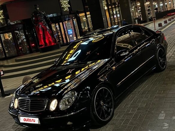 2005 Mercedes-Benz E-Класс 350 III (W211, S211), чёрный, 1630000 рублей - вид 1