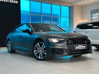 2022 Audi A6 45 TFSI V (C8), серый, 4599000 рублей, вид 2