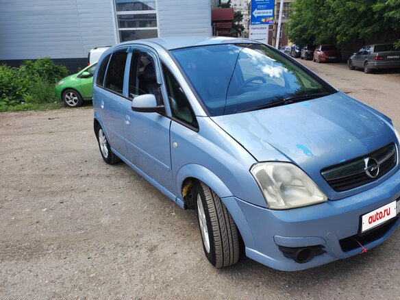 2008 Opel Meriva A Рестайлинг, голубой, 395000 рублей