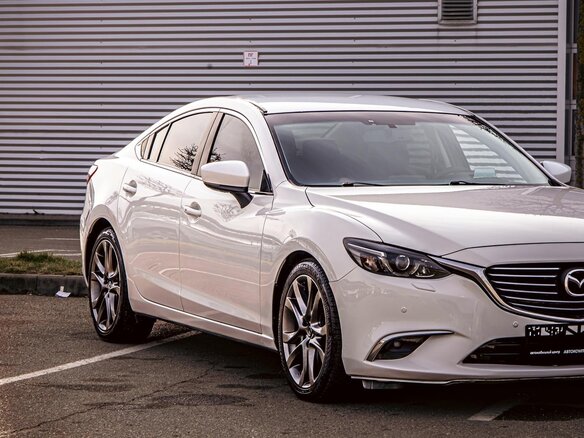 2017 Mazda 6 III (GJ) Рестайлинг, белый, 1545000 рублей - вид 6