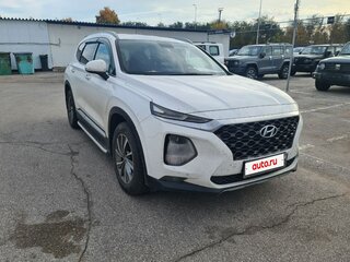 2018 Hyundai Santa Fe IV, белый, 2342000 рублей, вид 4