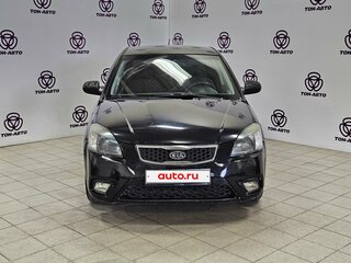 2011 Kia Rio II Рестайлинг, чёрный, 397000 рублей, вид 2