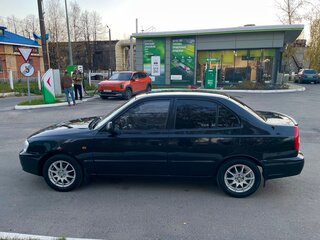 2008 Hyundai Accent ТагАЗ II, чёрный, 349000 рублей, вид 3