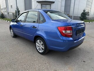 2019 Lada (ВАЗ) Granta I Рестайлинг, синий, 423000 рублей, вид 4
