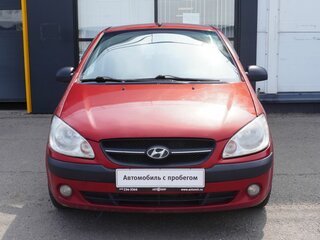 2009 Hyundai Getz I Рестайлинг, красный, 400000 рублей, вид 2