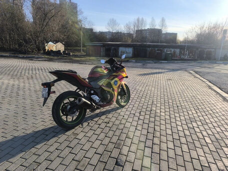 2015 Yamaha YZF-R3, красный, 490000 рублей, вид 5