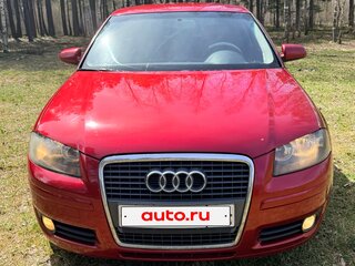 2007 Audi A3 II (8P) Рестайлинг 1, красный, 640000 рублей, вид 3
