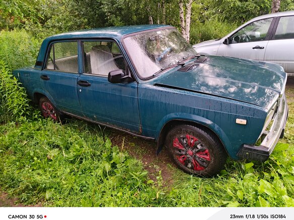 2000 Lada (ВАЗ) 2107, синий, 50000 рублей - вид 2