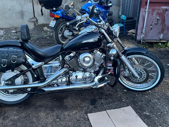 1996 Yamaha XVS400 Drag Star, чёрный, 360000 рублей - вид 15