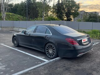 2019 Mercedes-Benz S-Класс 400 d Long VI (W222, C217) Рестайлинг, чёрный, 5700000 рублей, вид 4