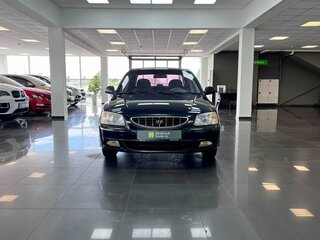 2006 Hyundai Accent ТагАЗ II, чёрный, 360000 рублей, вид 3