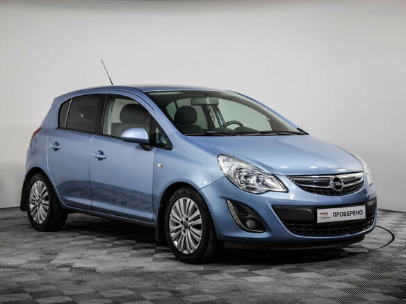 2013 Opel Corsa D Рестайлинг II, голубой - вид 2