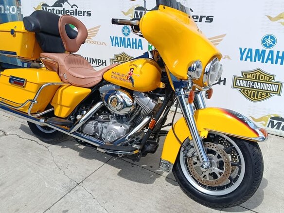 2004 Harley-Davidson Electra Glide, жёлтый, 520000 рублей - вид 6