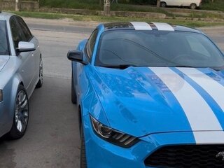 2016 Ford Mustang VI, голубой, 3000000 рублей, вид 1