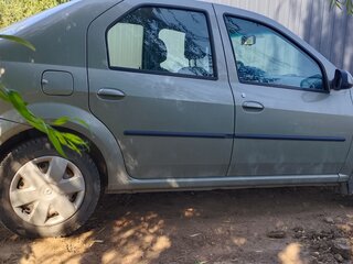 2014 Renault Logan I Рестайлинг, бежевый, 510000 рублей, вид 4