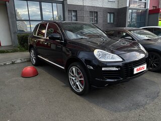 2008 Porsche Cayenne Turbo I Рестайлинг (957), чёрный, 1850000 рублей, вид 1