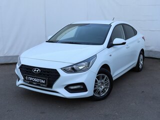 2017 Hyundai Solaris II, белый, 880000 рублей, вид 1