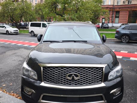 2015 Infiniti QX80 I Рестайлинг, чёрный, 2199000 рублей, вид 1