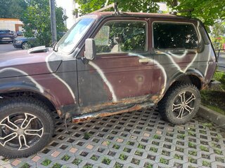 2010 Lada (ВАЗ) 2121 (4x4) I Рестайлинг, пурпурный, 180000 рублей, вид 4