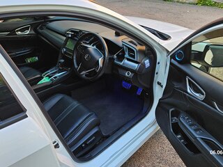 2018 Honda Civic X Рестайлинг, белый, 1870000 рублей, вид 5