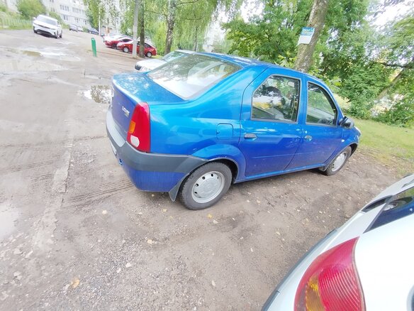 2006 Renault Logan I, синий - вид 3
